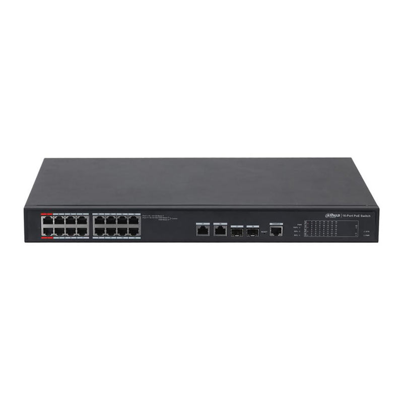 DH-PFS3220-16GT-190-POE Intelligent PoE. 