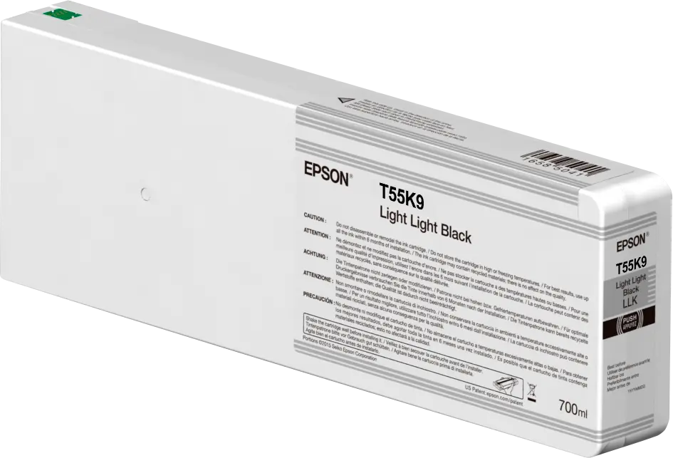 EPSON INK CART T80490/T55K9 C13T804900/C13T55K900 700ML L/L/BK