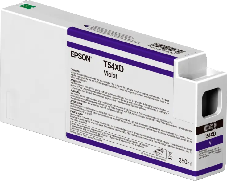 EPSON INK CART C13T54XD00 ULTRA-CHROME HDX/HD VIOLET 350ML
