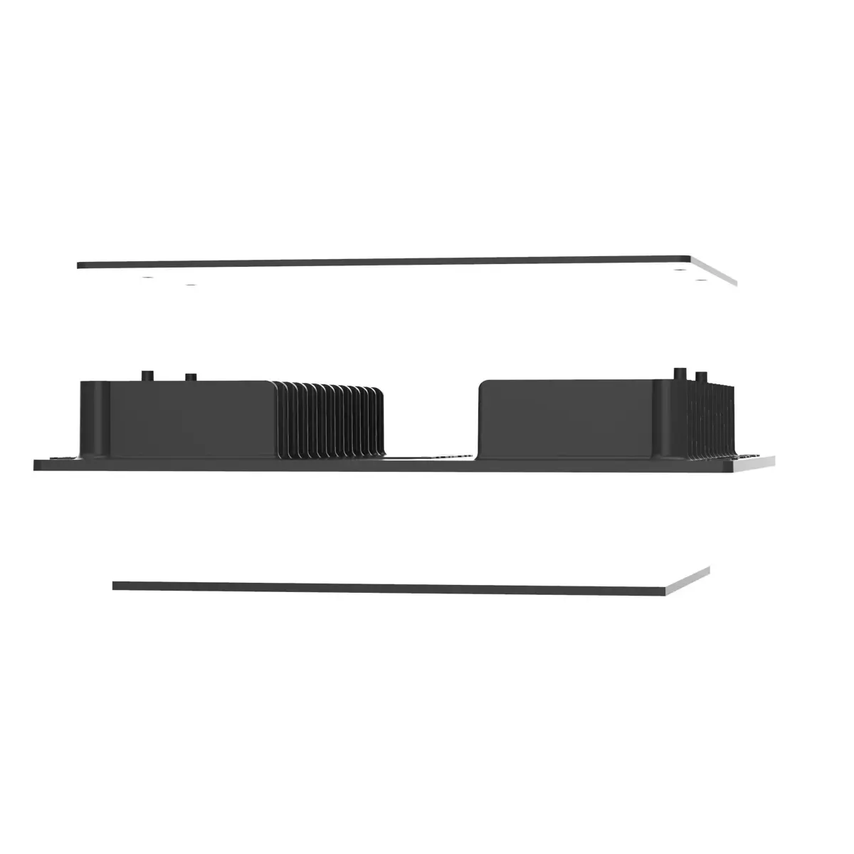 Fiber Optic Splice Protector - Fiber Splice Chip Accommodates And Protects Up To 24 Fusion Splices (Comes With Label, Clear Cover, And Adhesive Mount.
