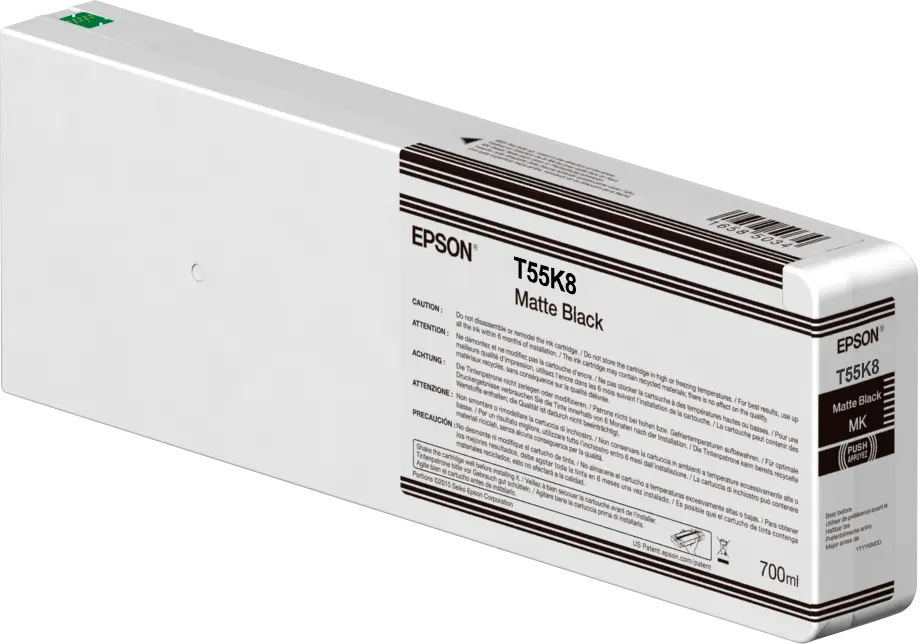 EPSON INK CART T80480/T55K8 C13T804800/C13T55K800 700ML MATT/BK