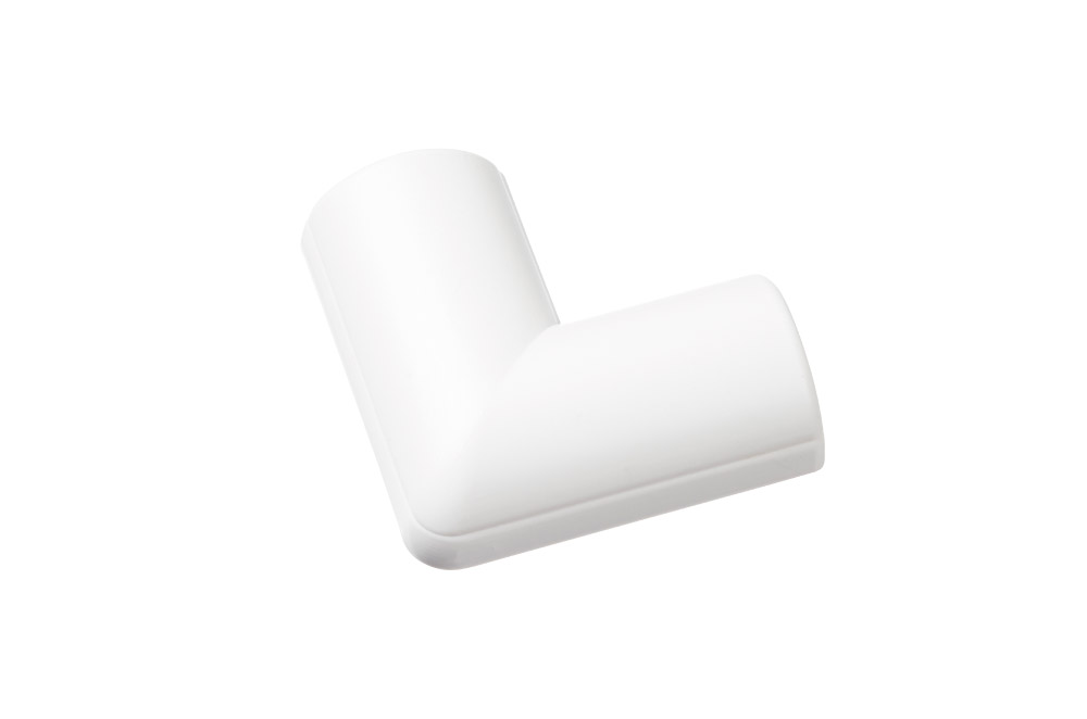 FLFB2010W 20x10mm Micro+ Trunking Flat Bend Clip-Over