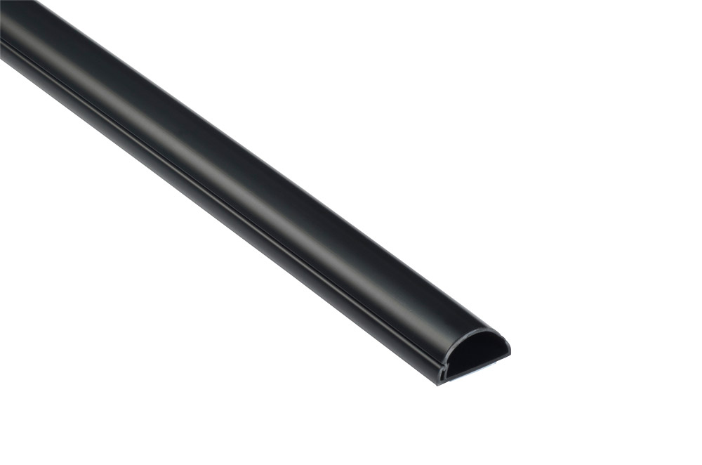 FLIB3015W 30x15mm Mini 1/2-Circle Trunking Internal Bend Clip-Over