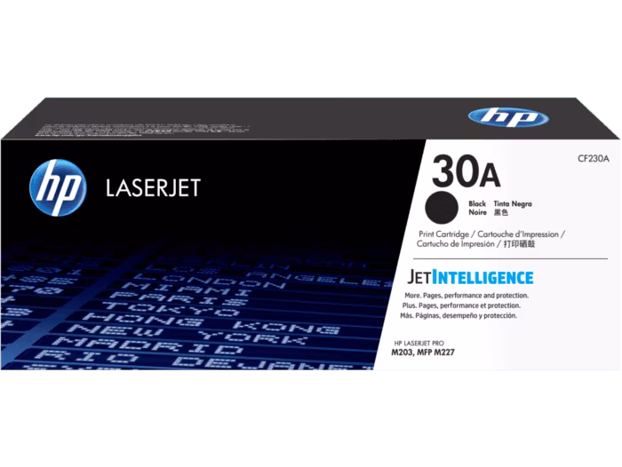 HP 30A Black Original LaserJet Toner Cartridge (CF230A) 03TON0032