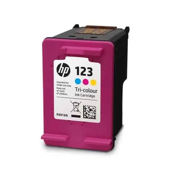 HP 123 Colour Cartridge-2025-2PC Rest 2027