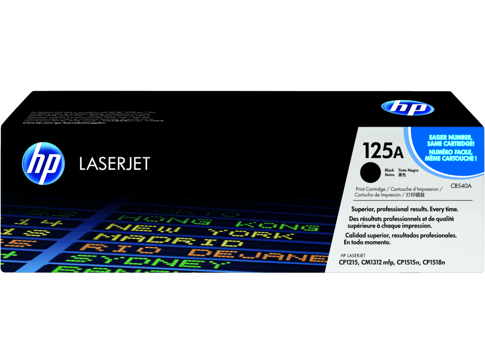 HP 125a Black Toner (Cb540a)