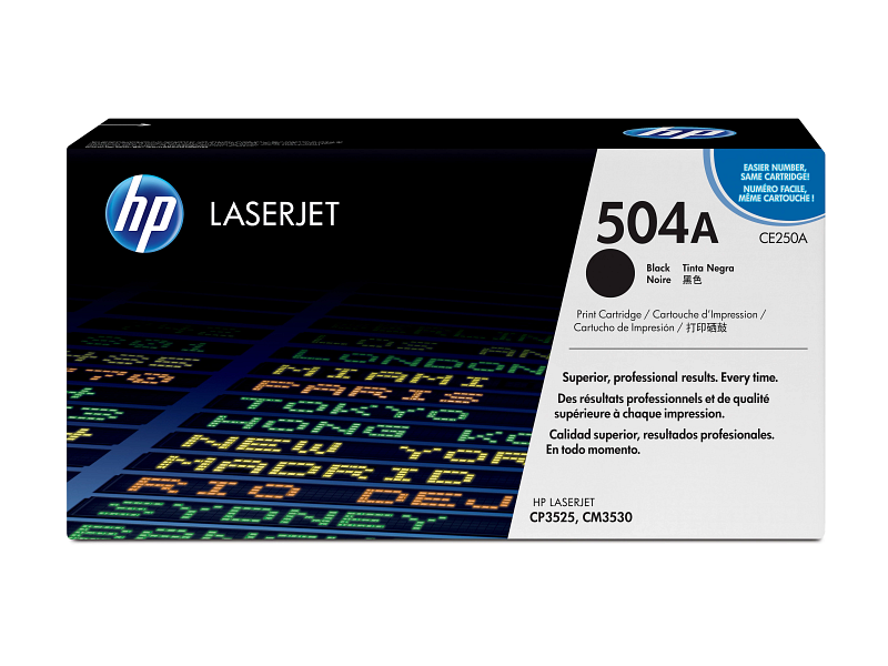 HP 504a Black Toner Ce250a