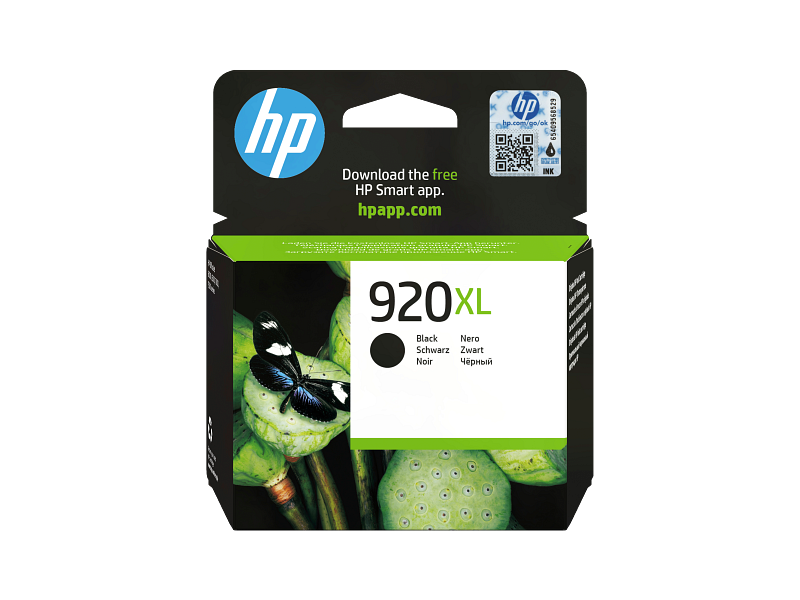 HP 920 Xl High Yield Black Original Ink Cartridge-May 2023