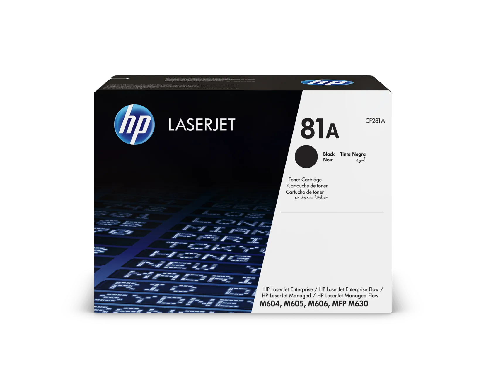  HP 81A Black Original LaserJet Toner Cartridge (CF281A) 03TON0056