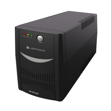 Lightwave UPS | 650VA | Line-Interactive | 360W | AVR | 3-Pin Output | Entry-Level Backup