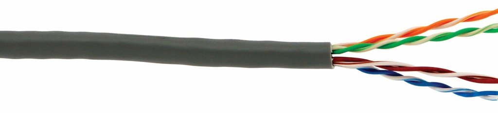 D-Link Cat6 UTP 23 AWG PVC Solid Cable - NCB-C6UGRYR-305
