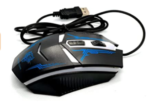 LW Gm01 USB Optical Mouse-Black