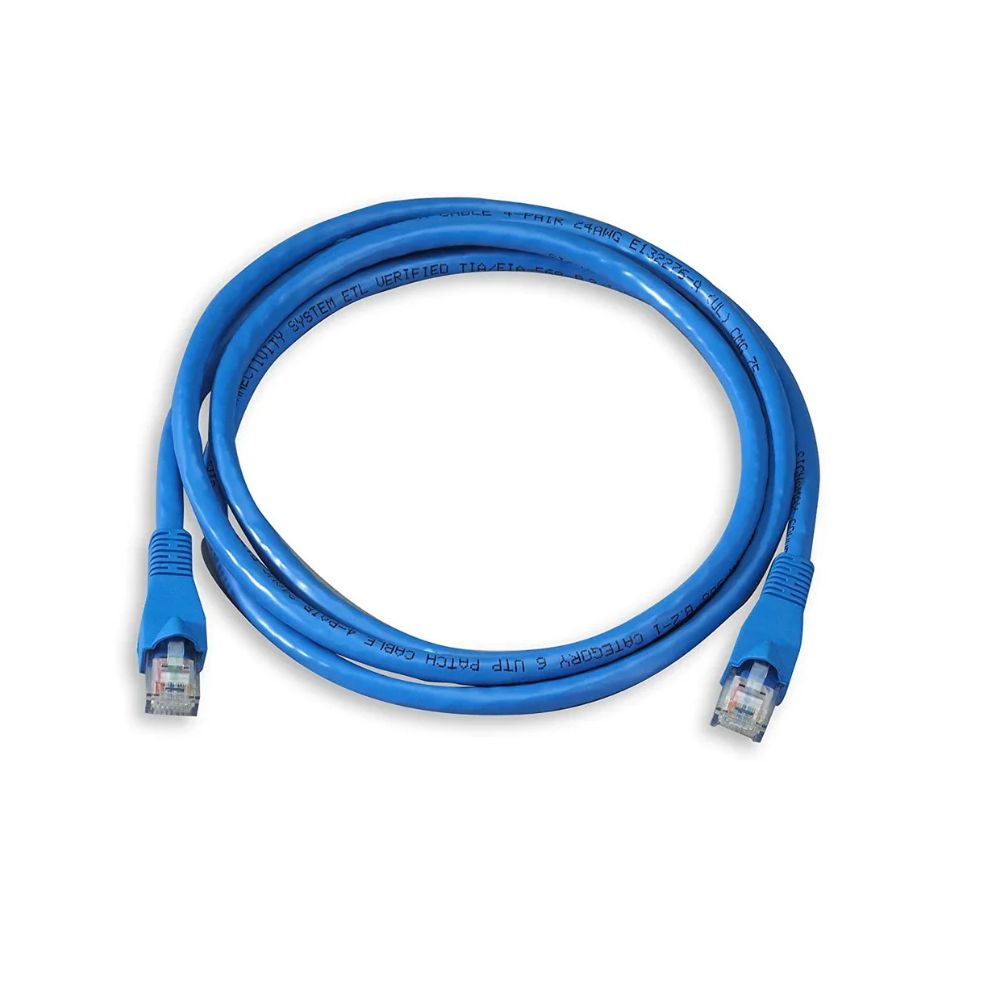 R & M Patch Cord CU Classic Unshielded CAT6 AWG26 LSZH Blue 3m