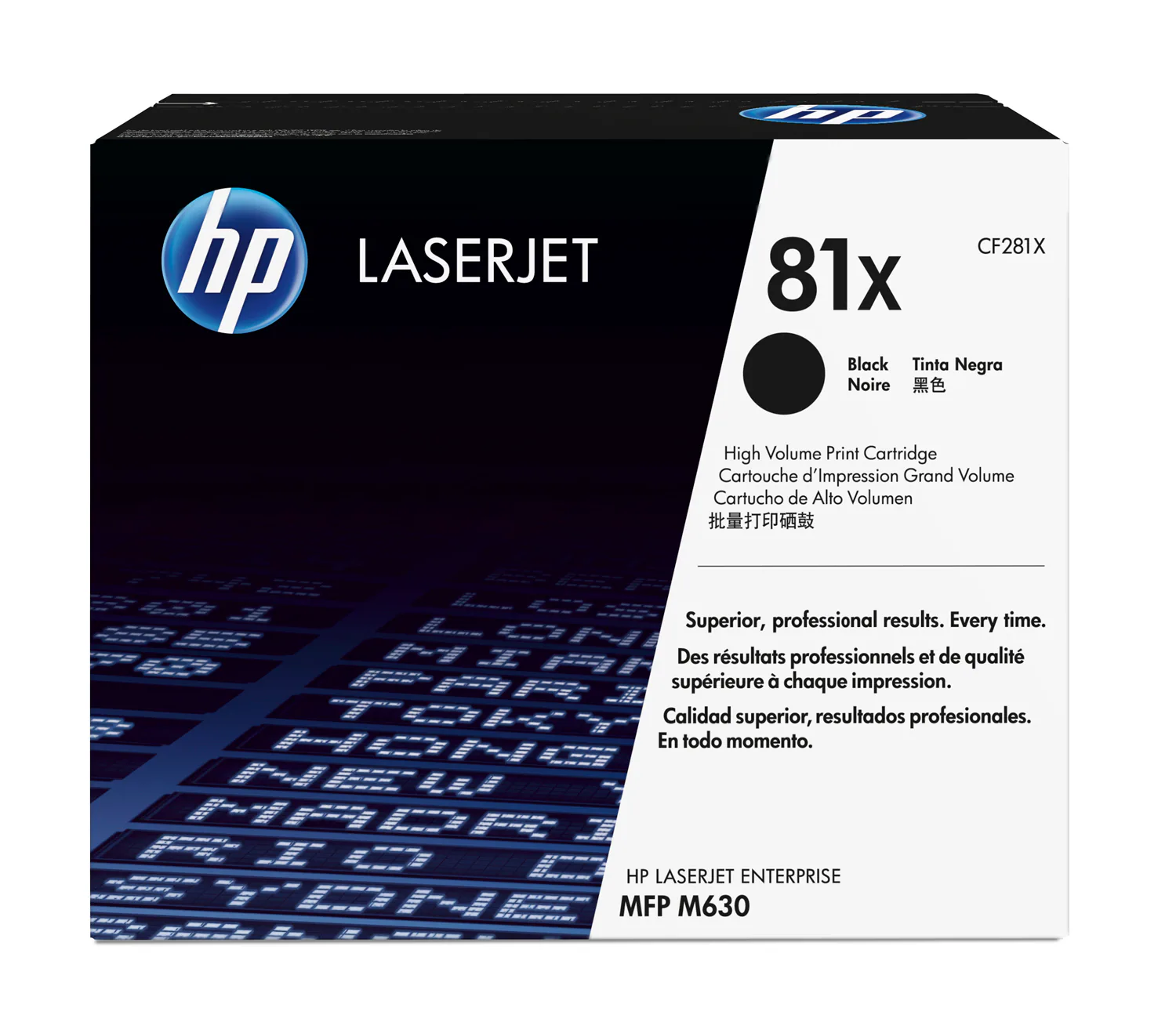 HP 81X High Yield Black Original LaserJet Toner Cartridge (CF281X) 03TON0057