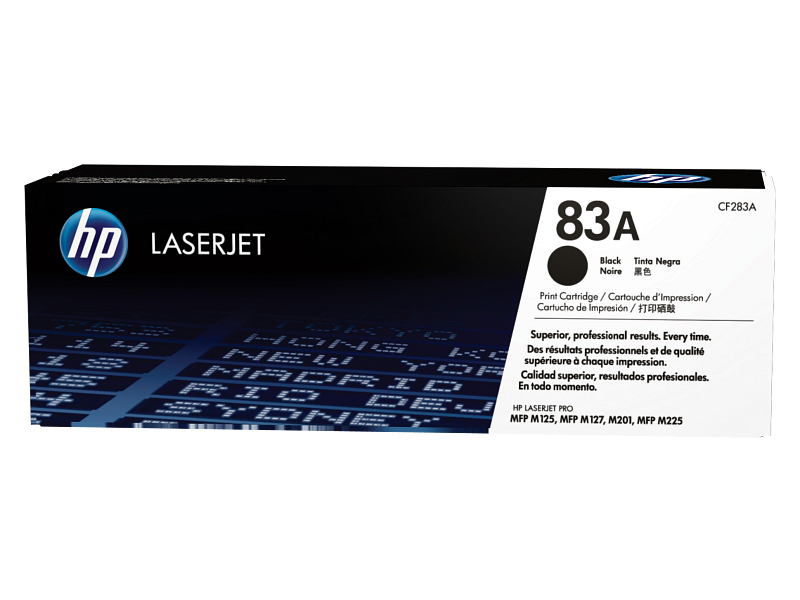HP 83A (CF283A) Black Original LaserJet Toner Cartridge 03TON0003