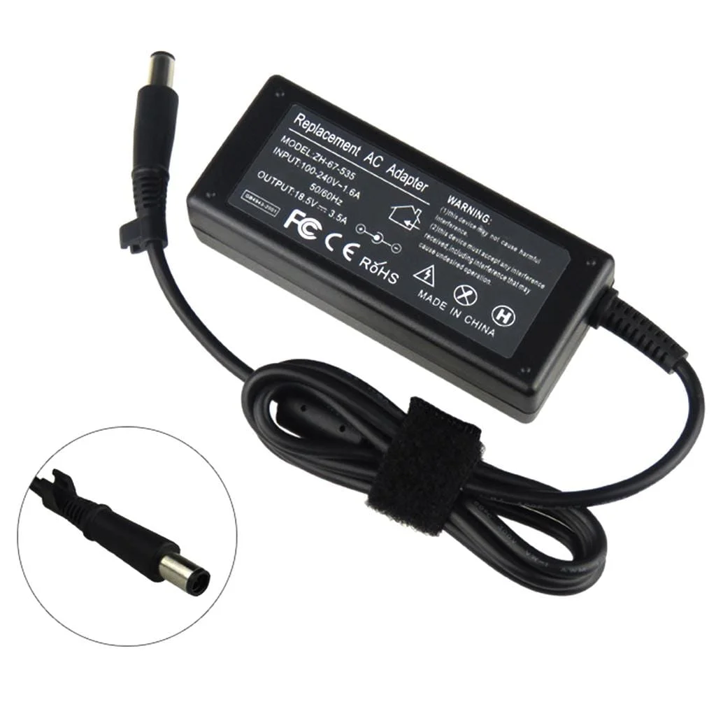 HP Laptop Power Adaptor - 18.5V 3.5a - 7.4*5.0