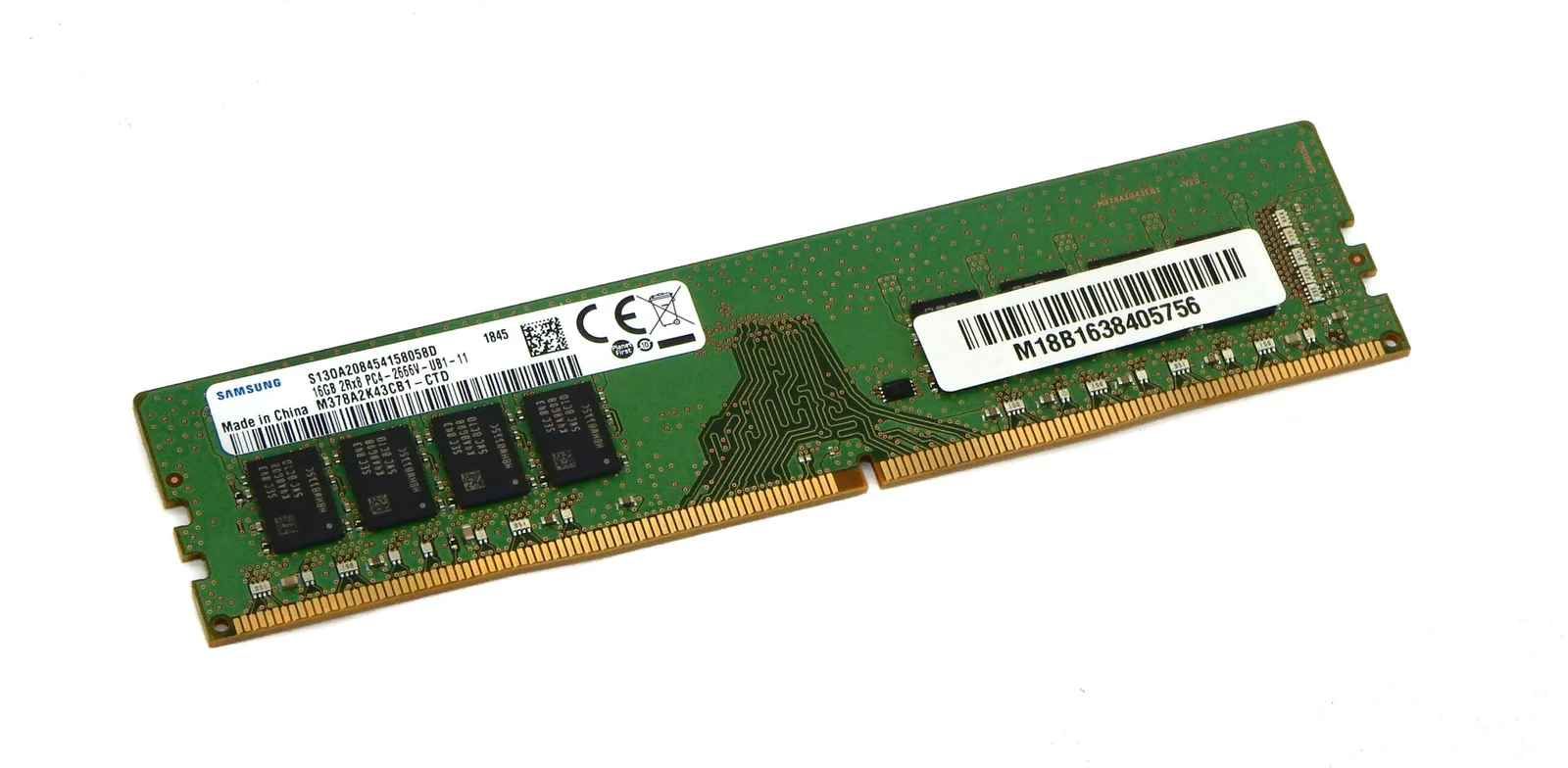 Samsung Desktop RAM DDR4 16GB U-DIMM 3200Mbps RAMDT16GB3200