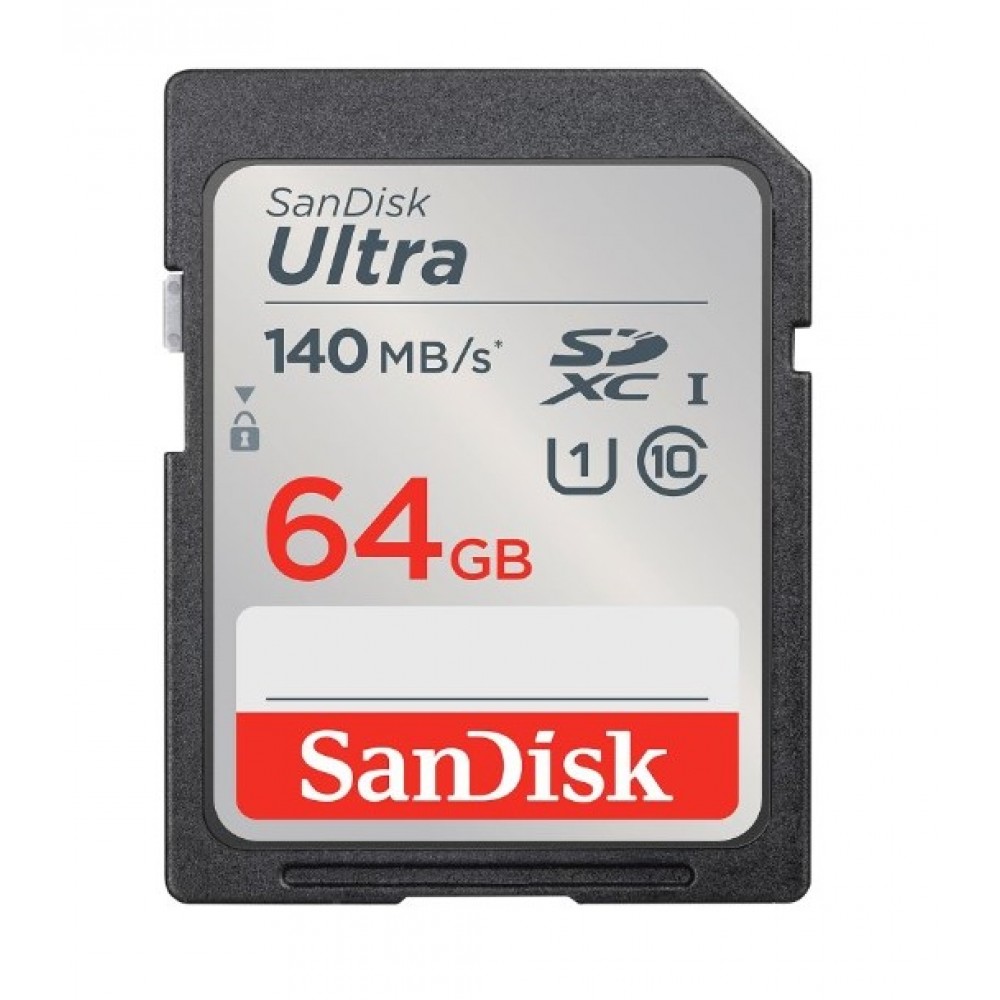 SanDisk 64GB Ultra GO, SD UHS-I, Up to 140MB/s, for Digital Cameras