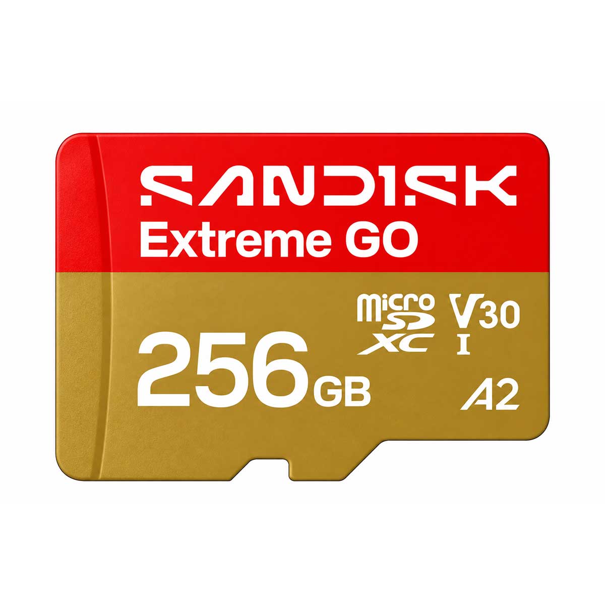 SanDisk Extreme GO microSD 256GB UHS-I Memory Card 240 MB/s Read, 160 MB/s Write