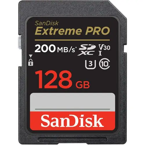 SanDisk Extreme Pro UHS I 128GB SD Card