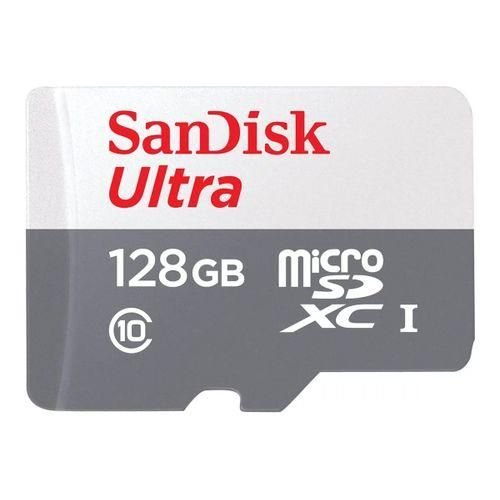 SanDisk Ultra 128GB microSDXC, UHS-I Class 10, 100MB/s Read, No Adapter