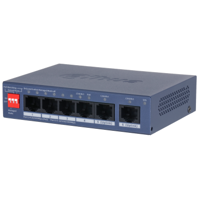 DH-CS4006-4ET2GT-36 6-Port Cloud Managed Desktop Switch with 4-Port PoE