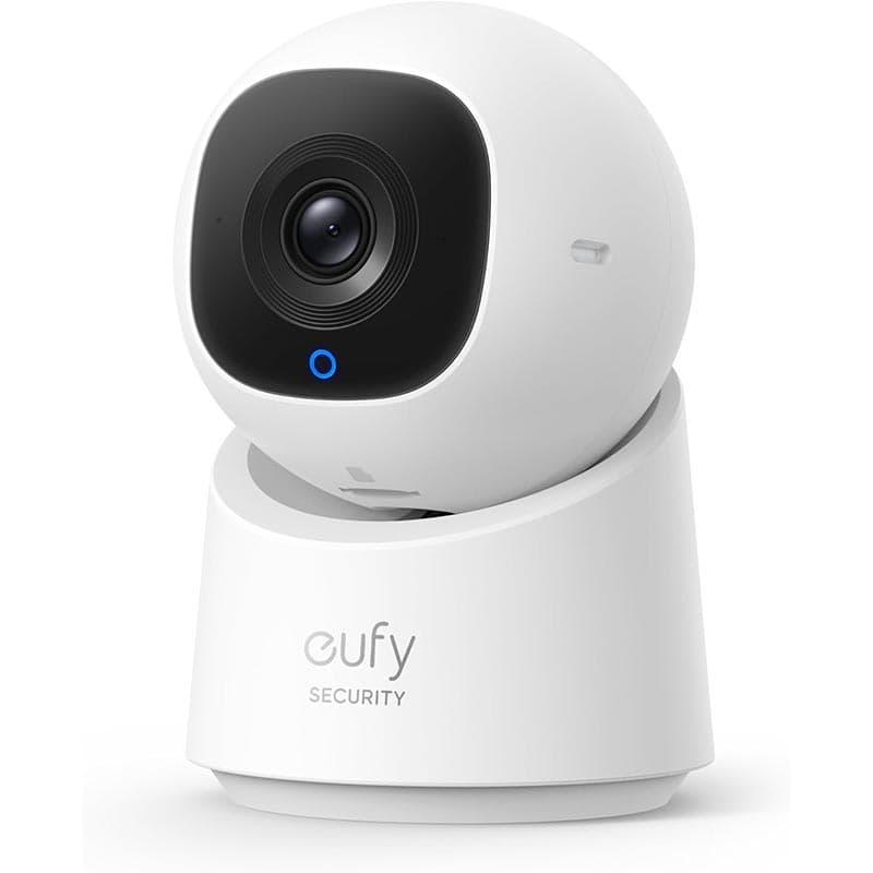 eufy Indoor Cam C220 T8W11221, 2K, 360° Pan/Tilt, AI Tracking, microSD, 2.4GHz Wi-Fi