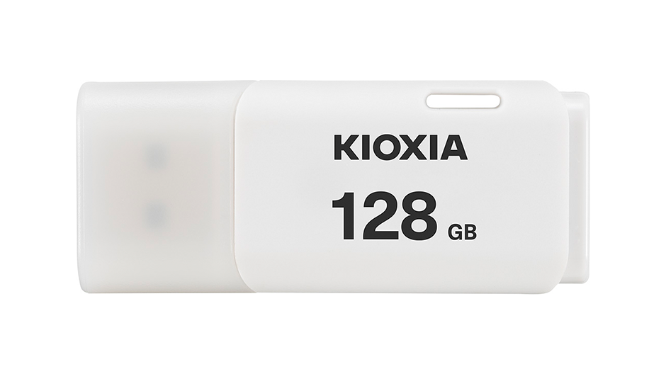 Toshiba Kioxia Hayabusa 128GB USB 2.0-White