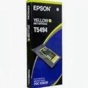 Epson T5494 Yellow Ink Cartridge, C13T549400, 500ml, UltraChrome