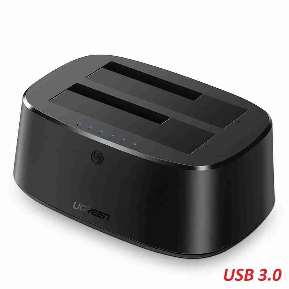 UGREEN CM198 USB 3.0 to SATA Dual-Bay Hard Drive Duplicator/Cloner EU