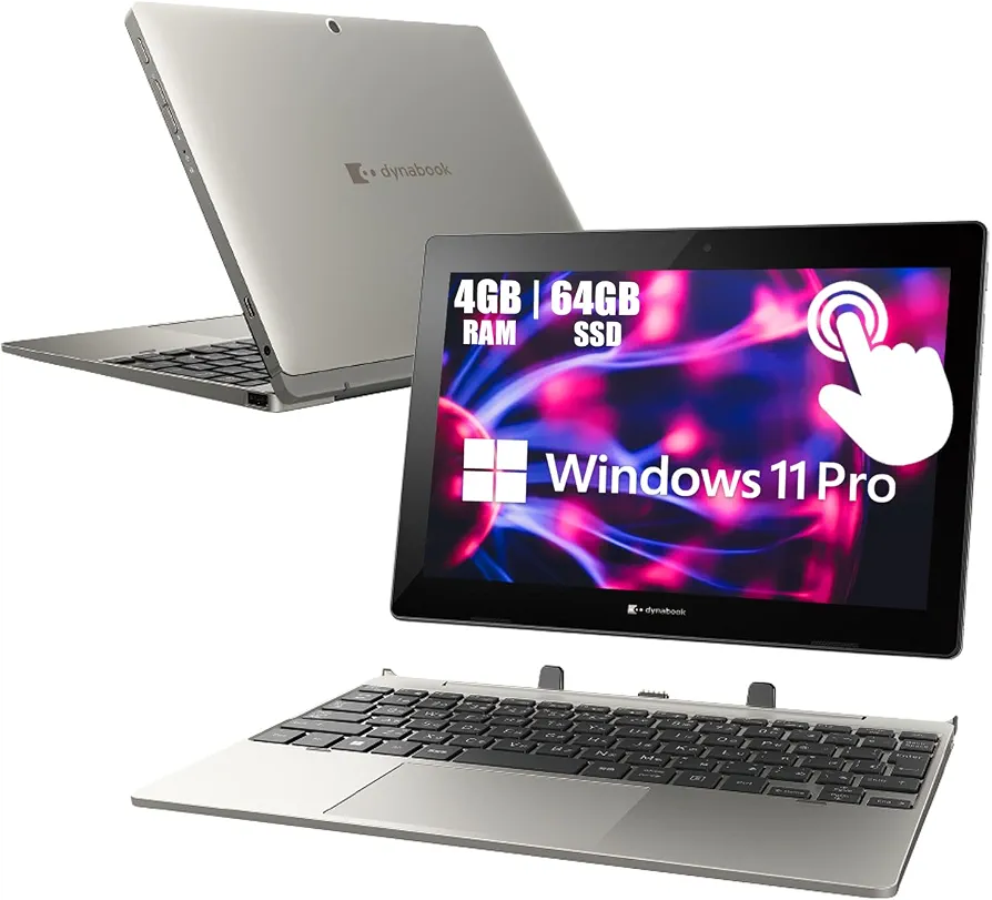 Toshiba Dynabook K50-intel Celeron 4gb Ram, 64gb memory, 10'' Touchscreen Display