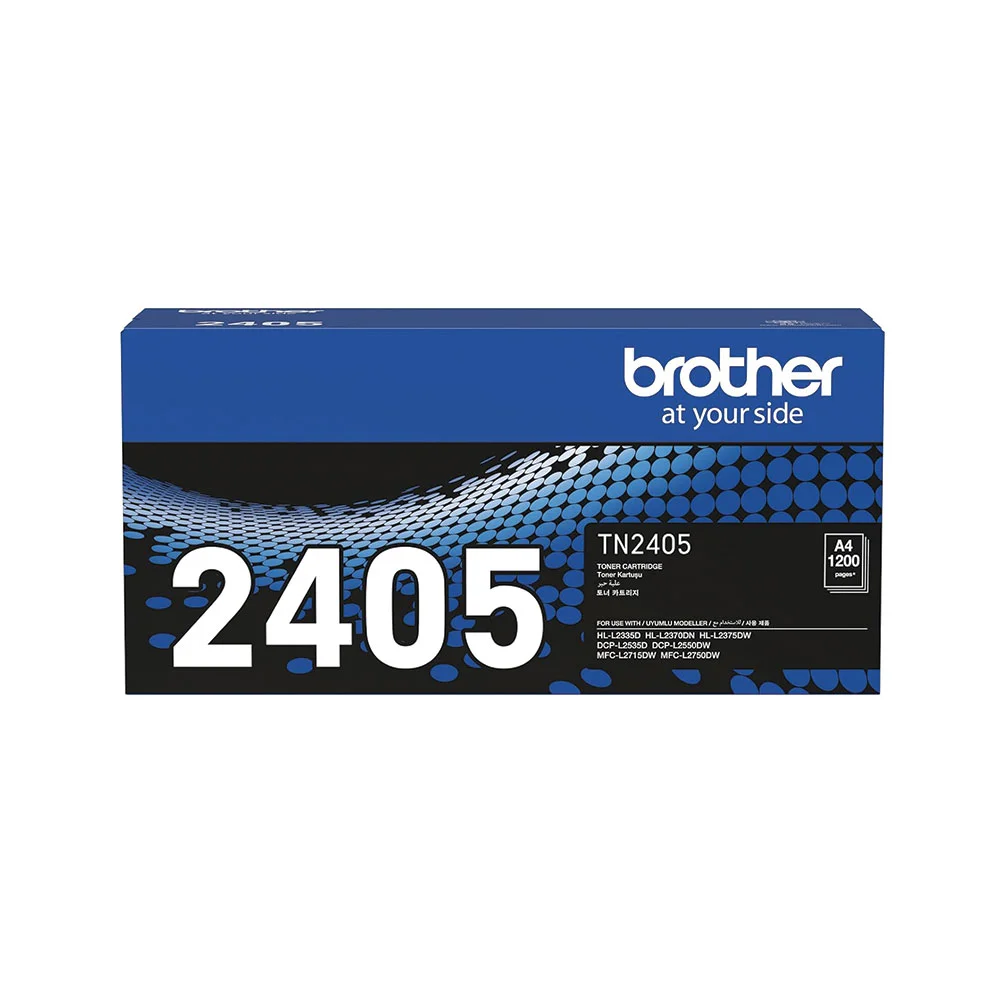 Brother TN-2405 Black Toner, Standard Yield, 1,200 Pages