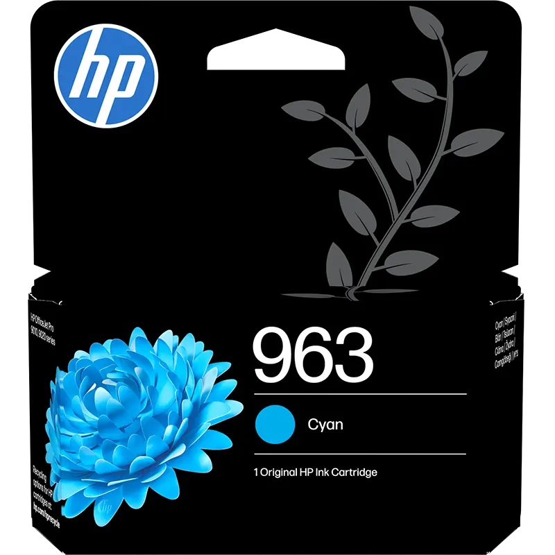 HP 963 Cartridges Cyan