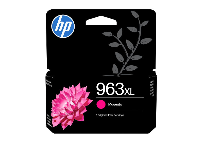 HP 963XL (3JA28AE) Magenta Ink Cartridge, High Yield, 1,600 Pages