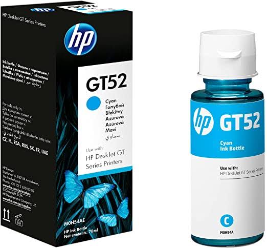 HP Gt52 Cyan Ink M0H54Ae-Oct 2025