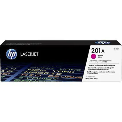HP 201A (CF403A) Magenta Toner Cartridge, Standard Yield, ~1,330 Pages