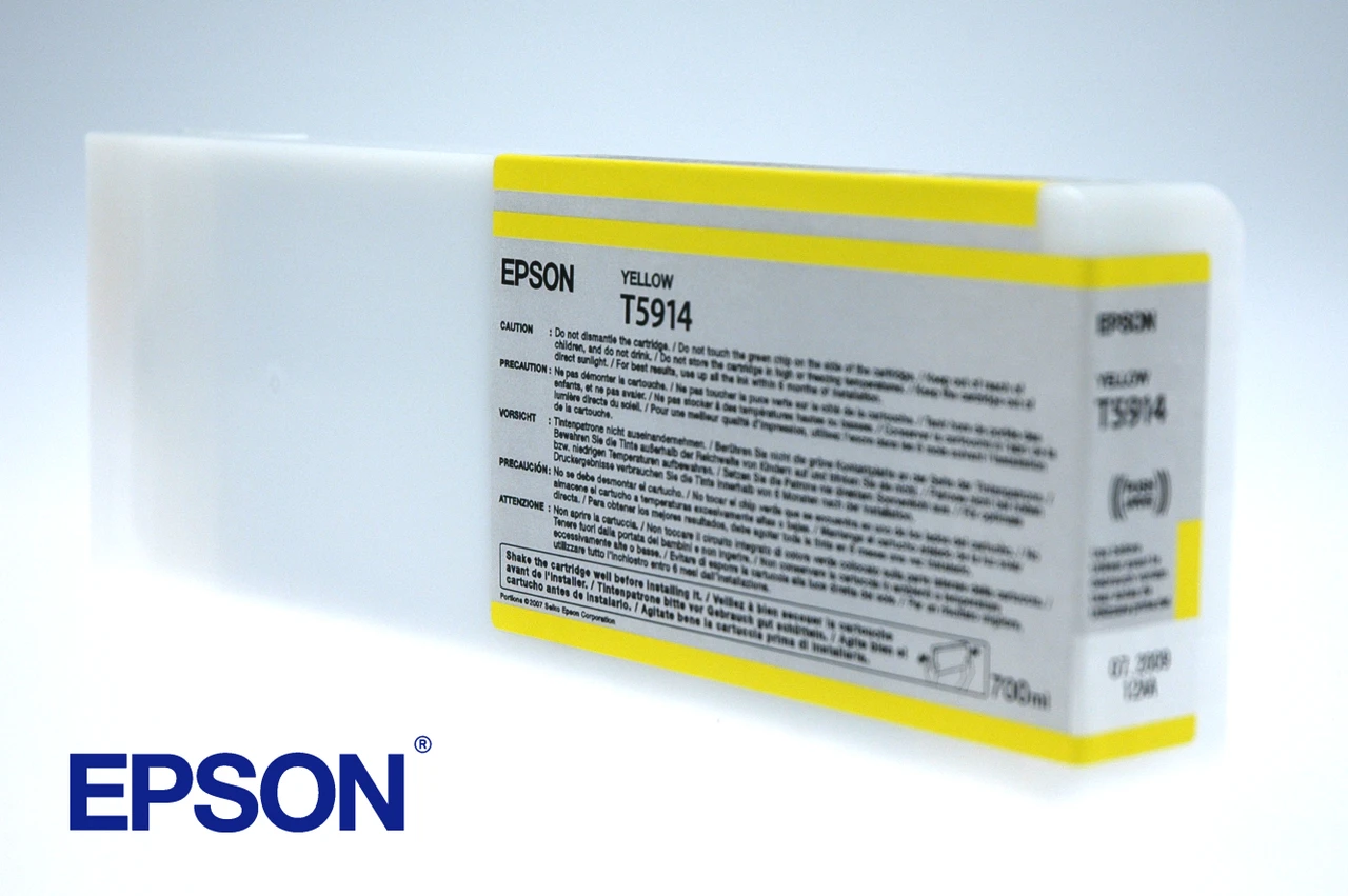  Epson T591, 700 ml Yellow UltraChrome K3 Ink Cartridge