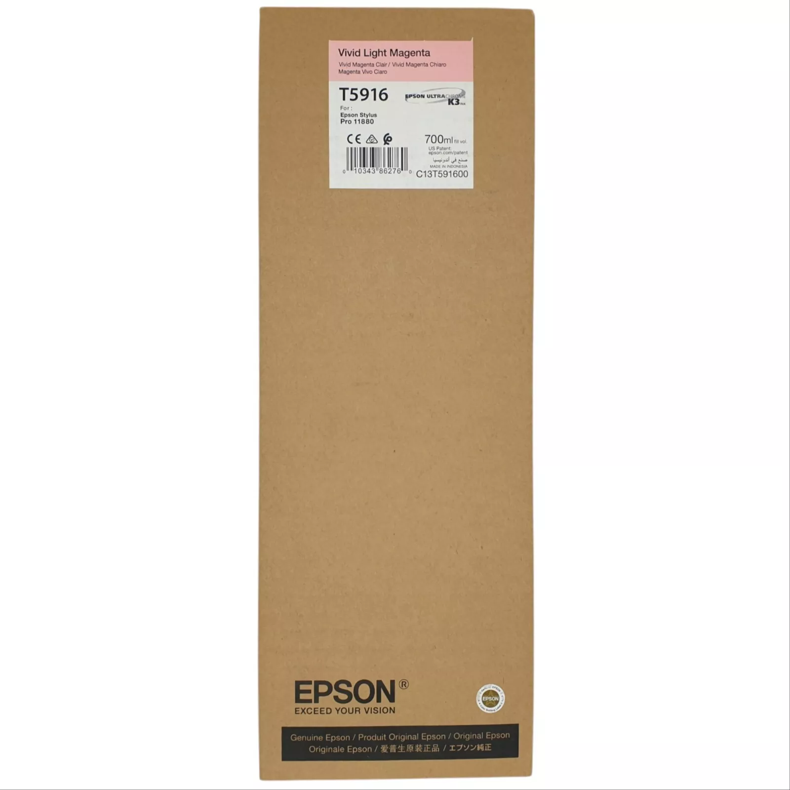  Epson T5916 Vivid Light Magenta Ink Cartridge (700ml)