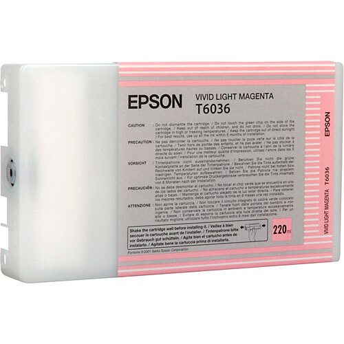  Epson T6036 Vivid Light Magenta 220ml Ink Cartridge