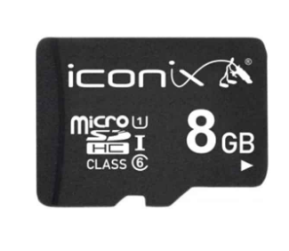 Iconix 8GB MicroSDHC, Class 10, 80MB/s Read, SD Adapter