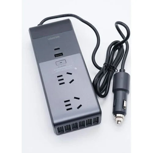 UGREEN CD313 (15072), 150W Car Inverter, 12V to 220V, Dual AC + USB-C PD30W + USB-A
