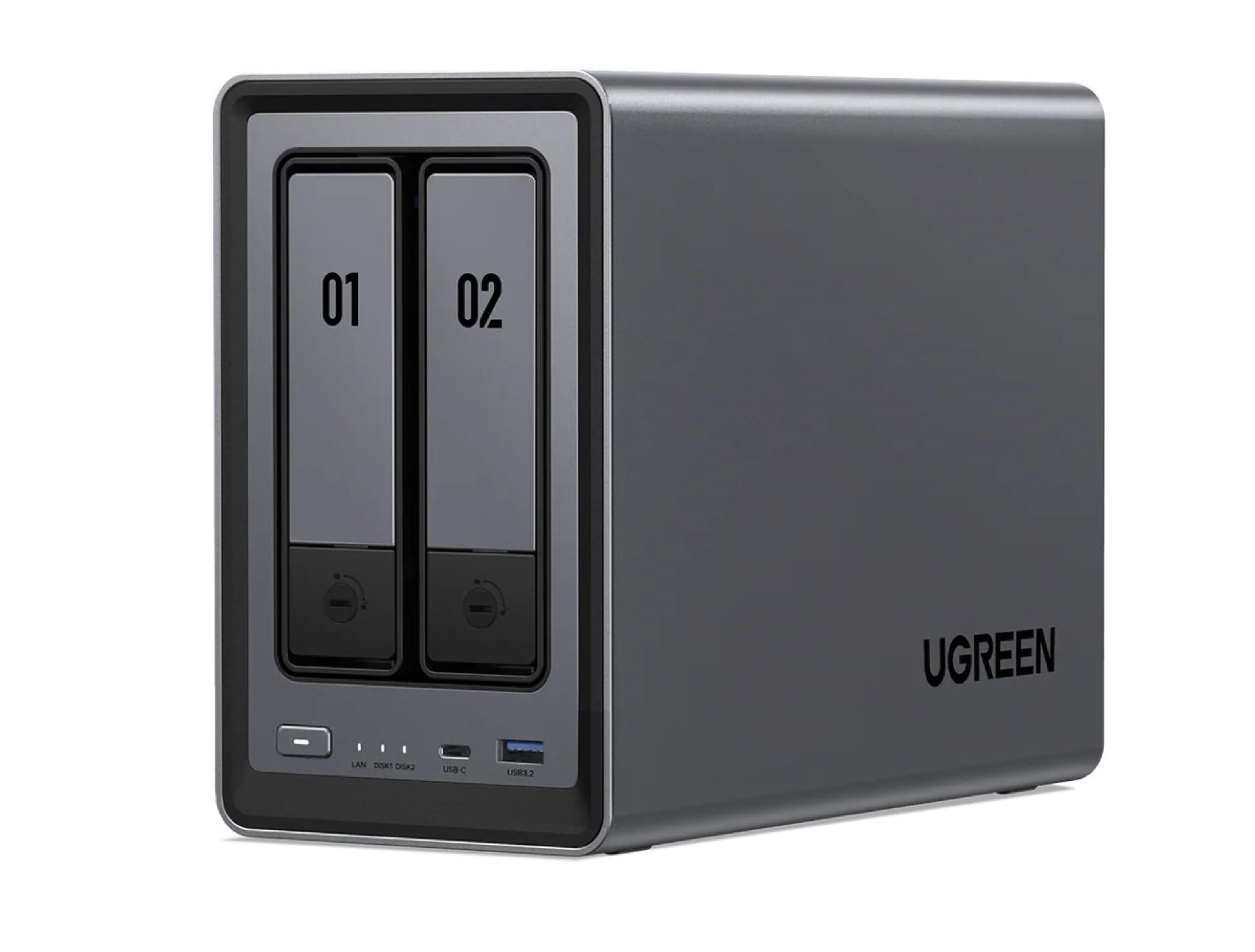 UGREEN CM670 DPXP2800 2 BAY desktop NAS - INTEL N100.