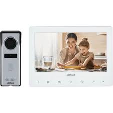 Dahua KTA02, 4-Wire Analog Video Intercom Kit, 7" Monitor, 1.3MP Camera, IP66