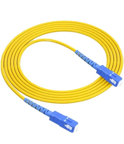 Fiber Patch Cord Simplex UPC SC/SC G.652D 1M length LSZH/ SPP-SC-SC-UU-1D-20-1H