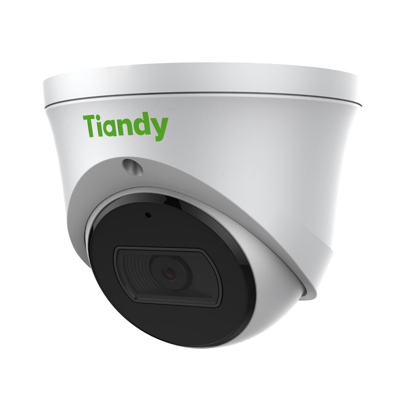 Tiandy 8MP Starlight Fixed Turret IP Camera TC-C38XS (Spec: I3/E/Y/M/2.8mm/V4.0) – 4K Ultra HD, 2.8mm Wide-Angle Lens, Starlight Night Vision, 30m Smart IR, Built-in Mic, Metal Housing, IP66, PoE