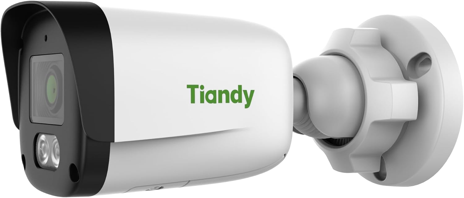Tiandy TC-C32QN (I5W/E/Y/2.8mm/V4.2), 2MP IP Bullet, 2.8mm, IR 50m + Warm Light 15m, PoE, IP67