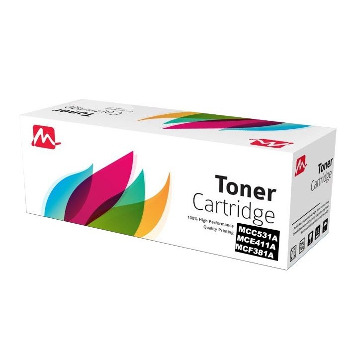 Mercury MCC531A/MCE411A/MCF381A Cyan Toner, Compatible HP 304A/305A/312A, Laser
