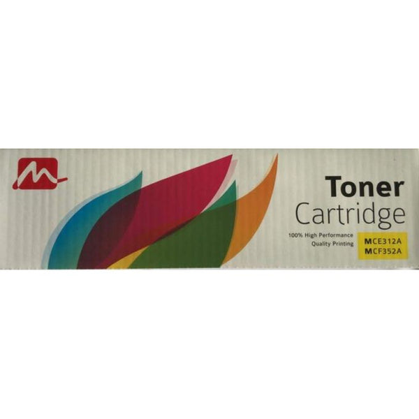 Mercury MCE312A/MCF352A Yellow Toner, Compatible HP 126A/130A, ~1,000 Pages