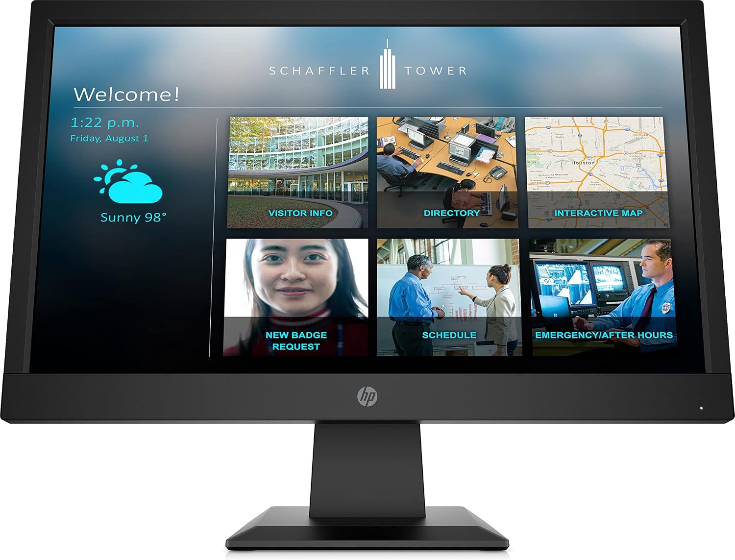 HP 19" Inch P19B G4 Monitor [HDMI, VGA]