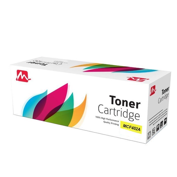 Mercury MCF402A/MCRG045 Yellow Toner, Universal HP 201A/Canon 045 Compatible, ~1,400 Pages
